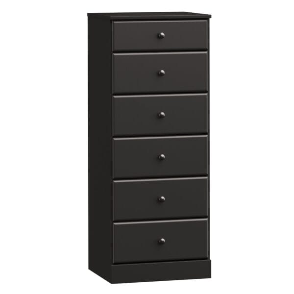 6-Drawer Tall Storage Chest for Bedroom Modern Wood Dresser - Image 2