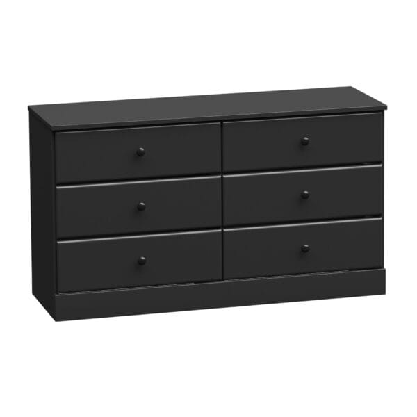 6-Drawer Wide Double Dresser Low Profile Bedroom Storage - Image 2