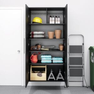 36 Inch Heavy Duty Wall Hung Garage Storage Cabinet 2 Door