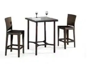 Elegant hotel lobby seating with upholstered sofas and high chairs for waiting areas.