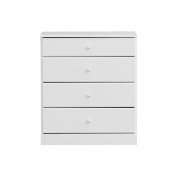 4-Drawer Bedroom Chest of Drawers Compact Wood Storage - Image 3
