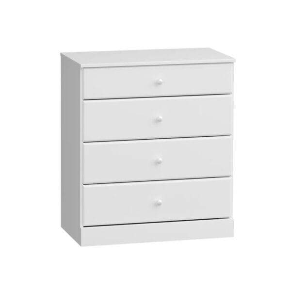 4-Drawer Bedroom Chest of Drawers Compact Wood Storage - Image 2